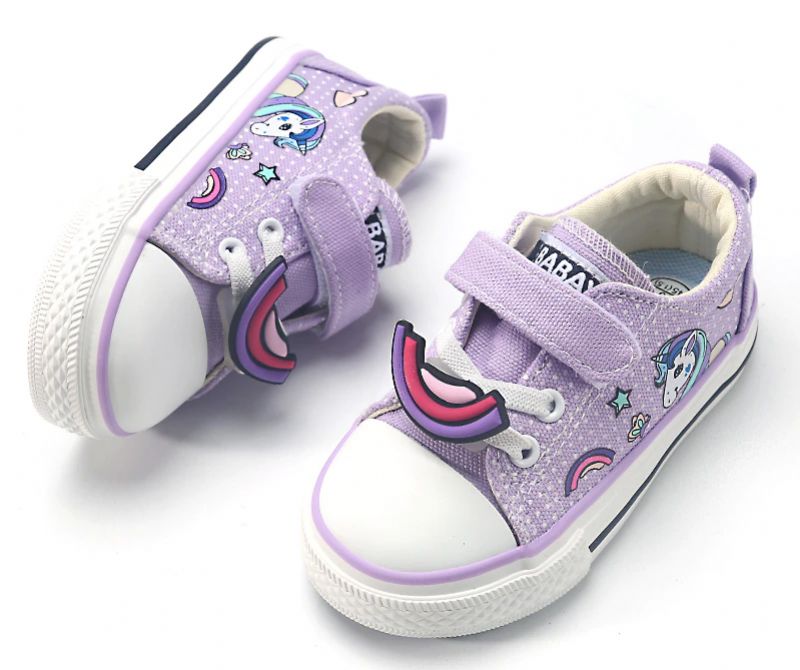 Tenisówki Florence Baby Dziewczęce Trampki Casualowe - Fioletowy