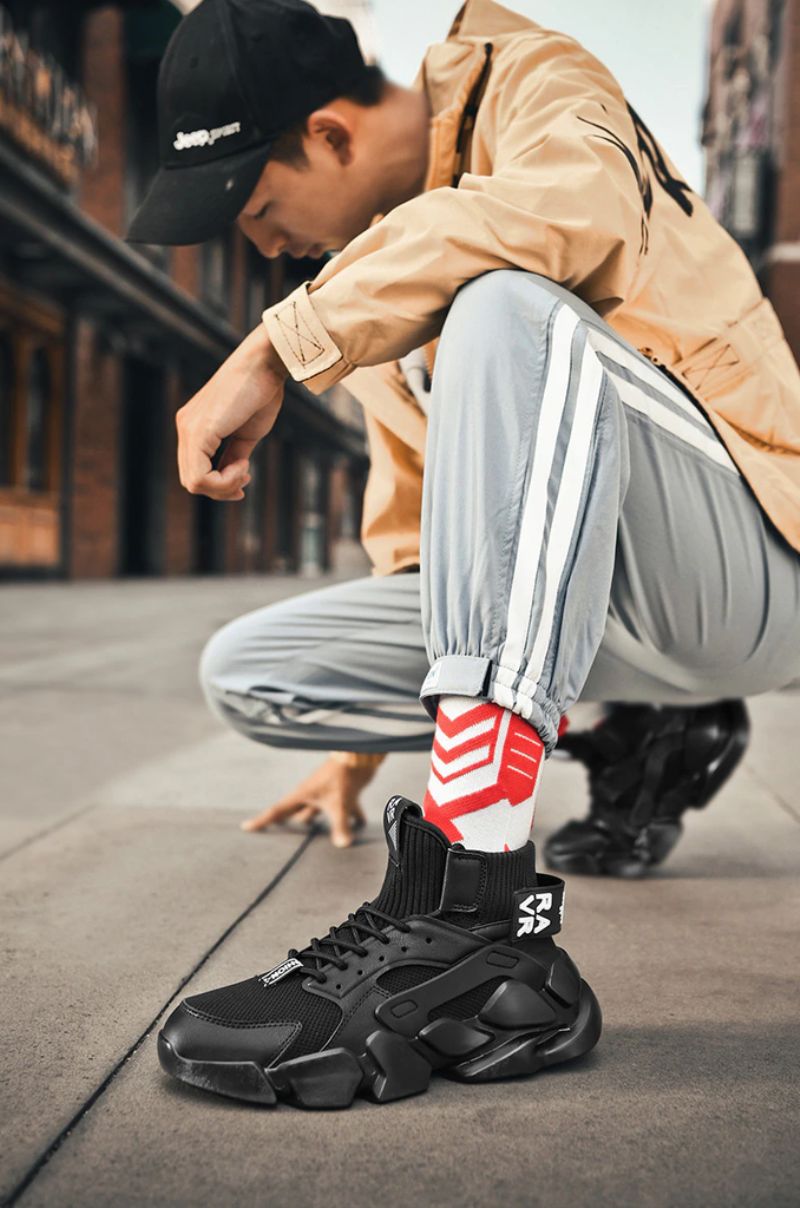 Tenisówki Męskie Dynamo Fashion - Czarny