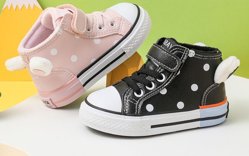 Tenisówki Vanessa Baby Dziewczęce Trampki Za Kostkę - Czarny