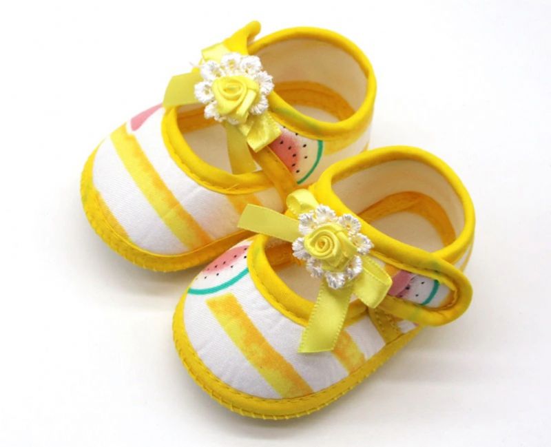 Teresa Baby Dziewczęce Buty Na Płaskiej Podeszwie - Żółty