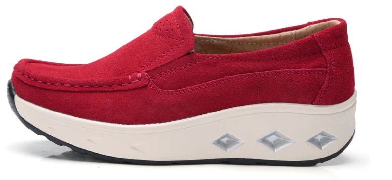 Tessa Damskie Buty Na Platformie Air Cushion - Czerwony