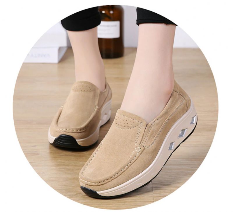 Tessa Damskie Buty Na Platformie Air Cushion - Czerwony