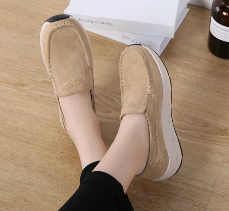 Tessa Damskie Buty Na Platformie Air Cushion - Czerwony