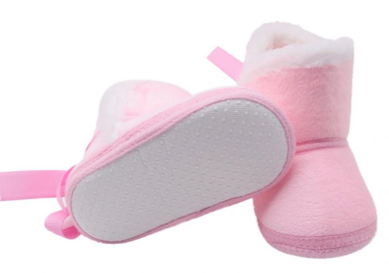 Tezza Baby Ciepłe Buty Dla Dziewczynek - Czerwone futro