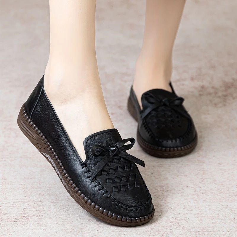 Thalia Damskie Buty Typu Loafer - Khaki