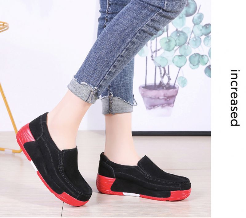 Tifa Damskie Buty Na Platformie - Czerwony