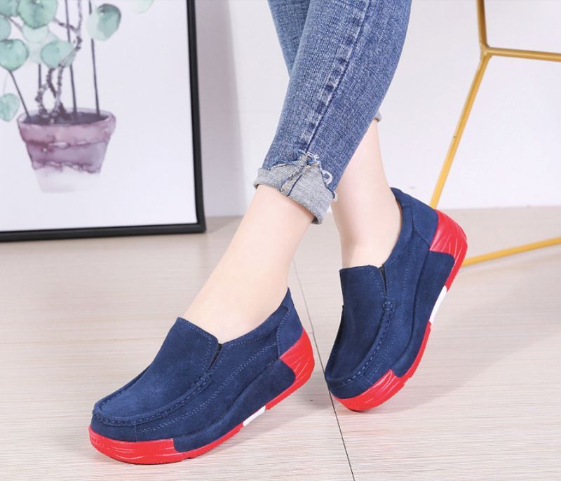 Tifa Damskie Buty Na Platformie - Czerwony