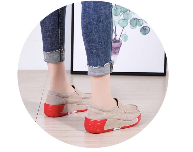 Tifa Damskie Buty Na Platformie - Czerwony