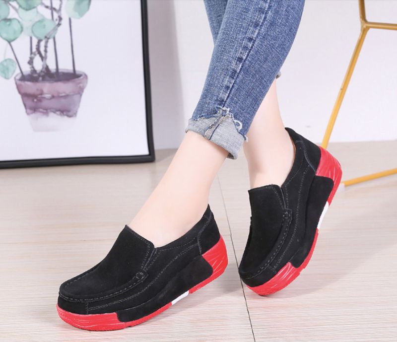 Tifa Damskie Buty Na Platformie - Czerwony