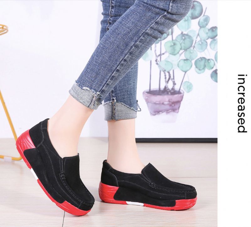 Tifa Damskie Buty Na Platformie - Czerwony