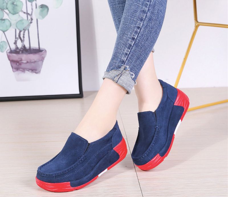 Tifa Damskie Buty Na Platformie - Czerwony
