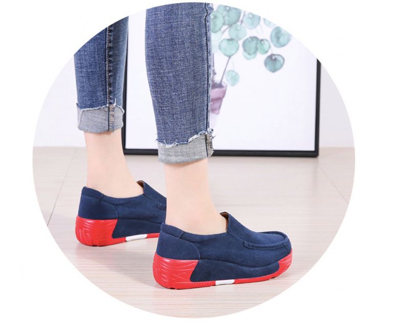 Tifa Damskie Buty Na Platformie - Czerwony