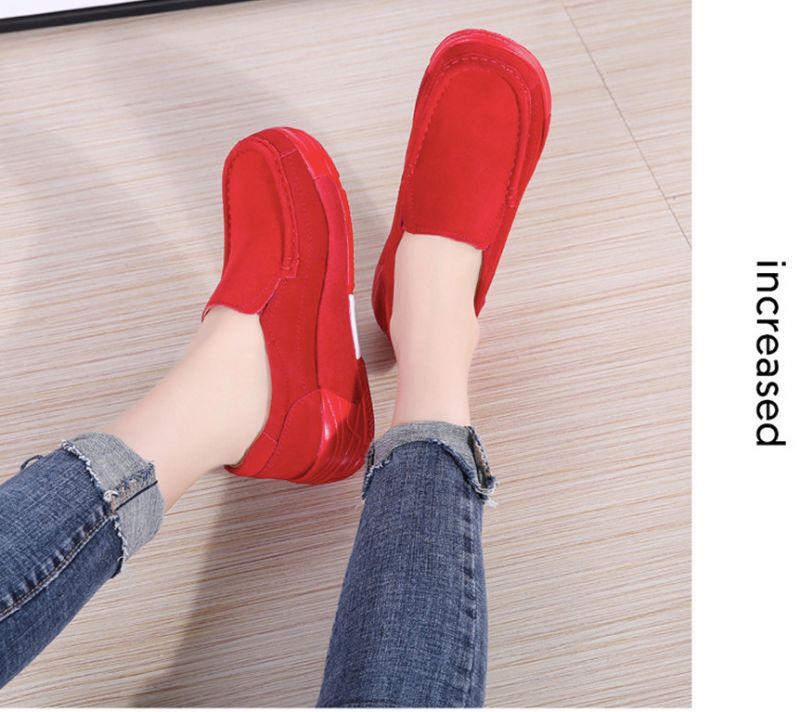 Tifa Damskie Buty Na Platformie - Czerwony