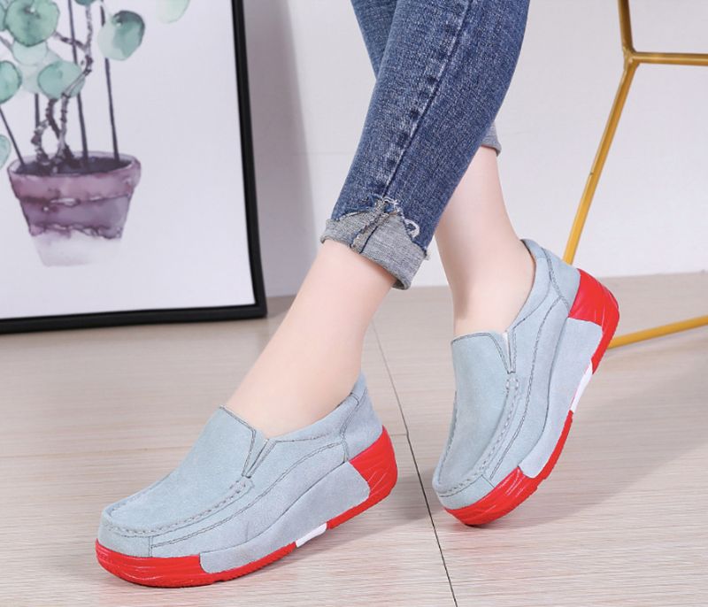 Tifa Damskie Buty Na Platformie - Czerwony