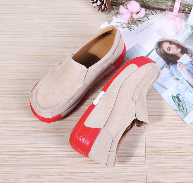 Tifa Damskie Buty Na Platformie - Czerwony