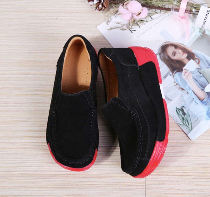 Tifa Damskie Buty Na Platformie - Czerwony