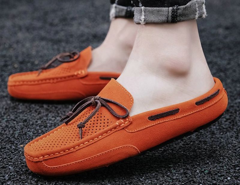 Timber Męskie Mokasyny Obuwie Eleganckie - Pomarańczowy