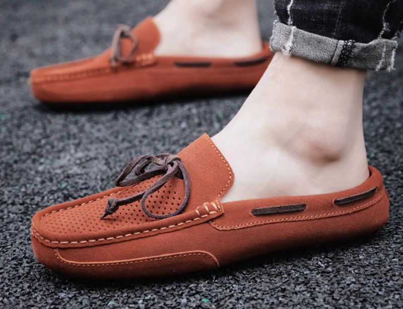 Timber Męskie Mokasyny Obuwie Eleganckie - Pomarańczowy