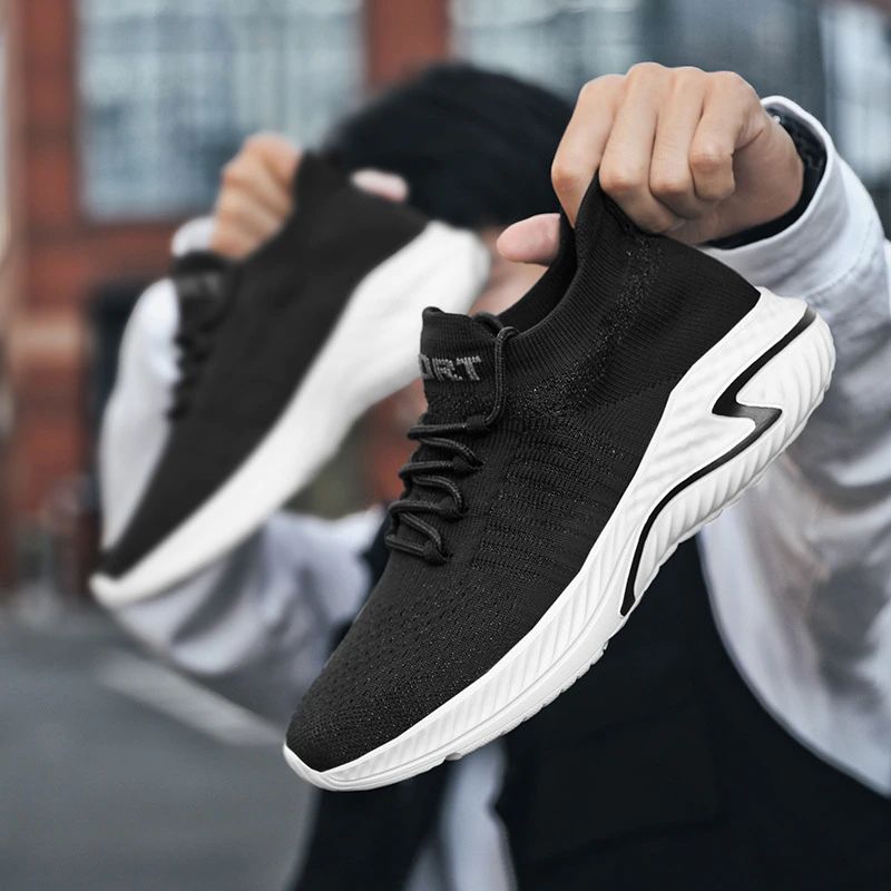 Timy Buty Sportowe Dla Obu Płci Do Biegania - Czarny Biały