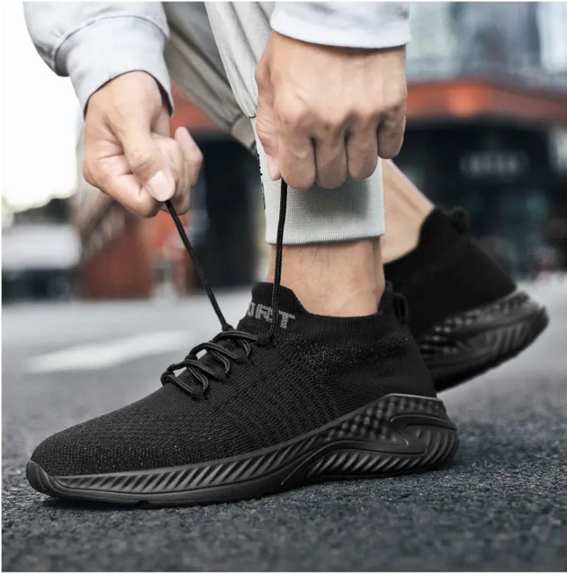 Timy Buty Sportowe Dla Obu Płci Do Biegania - Czarny Biały