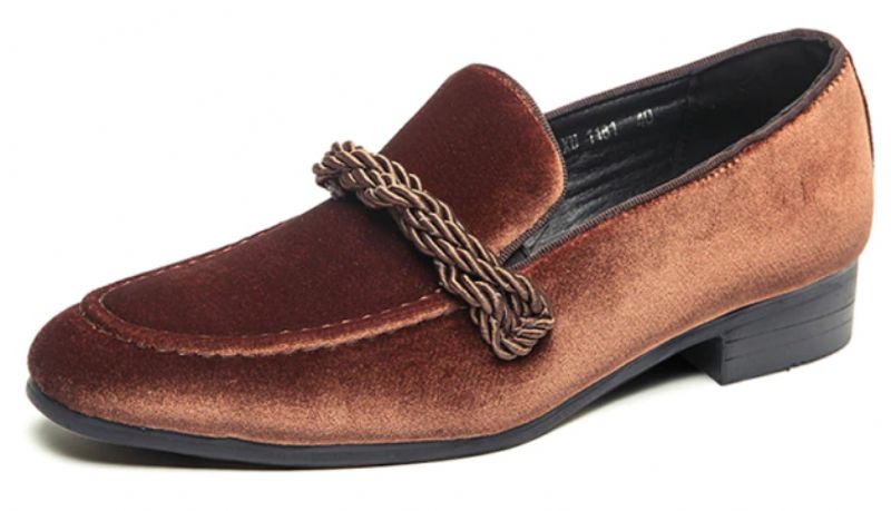 Tommy Męskie Mokasyny Slip On - Brązowy