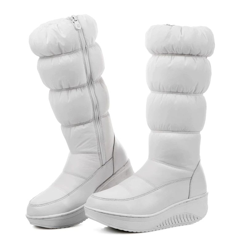 Tonia Damskie Zimowe Buty Do Połowy Łydki - Czarny