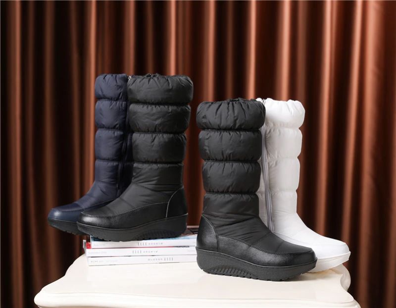 Tonia Damskie Zimowe Buty Do Połowy Łydki - Czarny