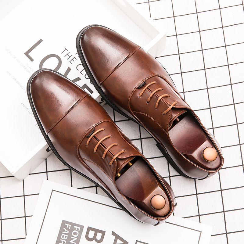 Toño Męskie Mokasyny Eleganckie Buty - Kawa