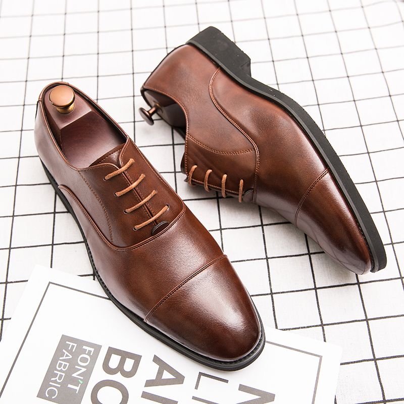 Toño Męskie Mokasyny Eleganckie Buty - Kawa