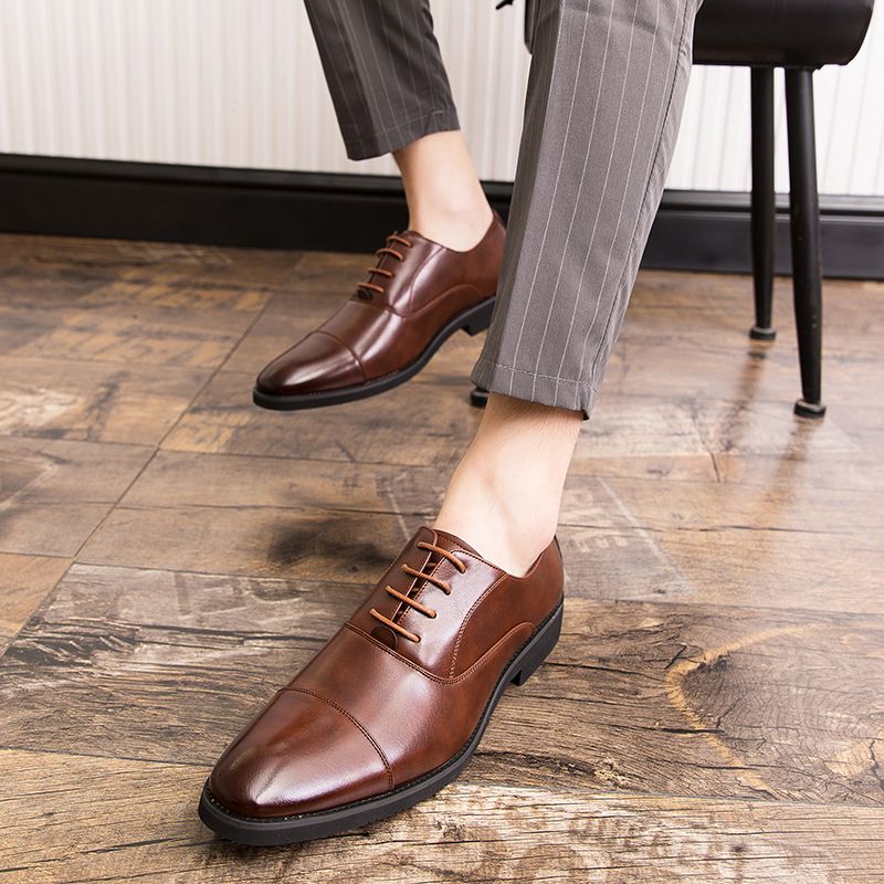 Toño Męskie Mokasyny Eleganckie Buty - Kawa