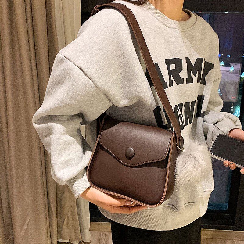 Torebka Damska Almeda Mini Faux Leather Na Ramię - Czarny