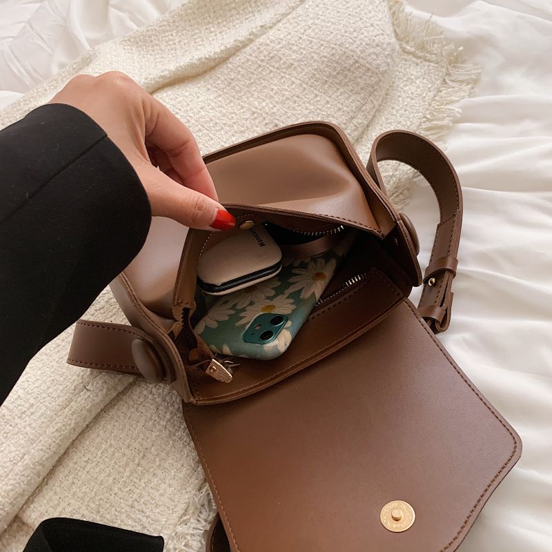 Torebka Damska Almeda Mini Faux Leather Na Ramię - Czarny