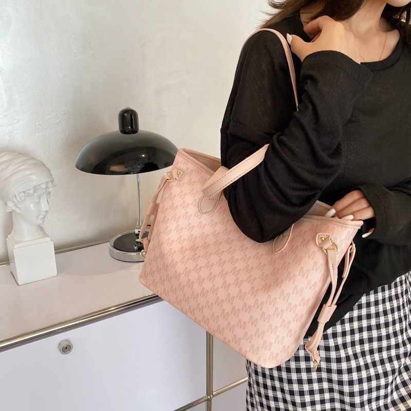 Torebka Damska Audrey Designer O Dużej Pojemności - Beżowy