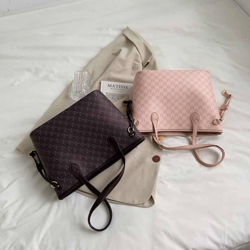 Torebka Damska Audrey Designer O Dużej Pojemności - Beżowy