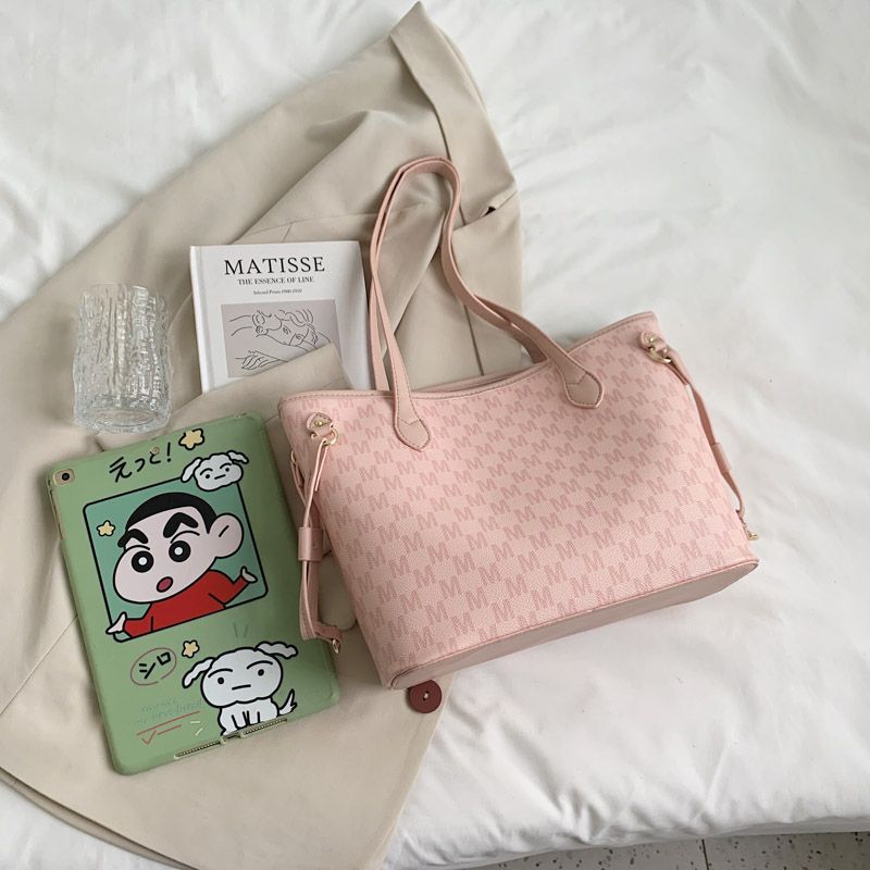 Torebka Damska Audrey Designer O Dużej Pojemności - Beżowy