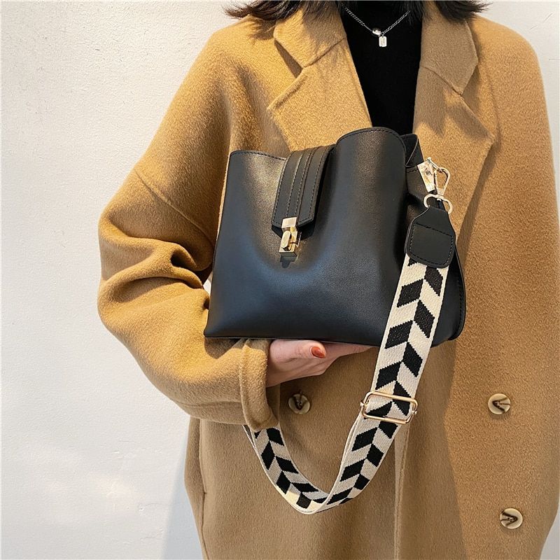 Torebka Damska Bonay Luxury Designer Leather - Czarny