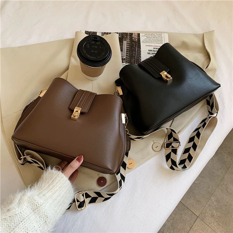Torebka Damska Bonay Luxury Designer Leather - Czarny