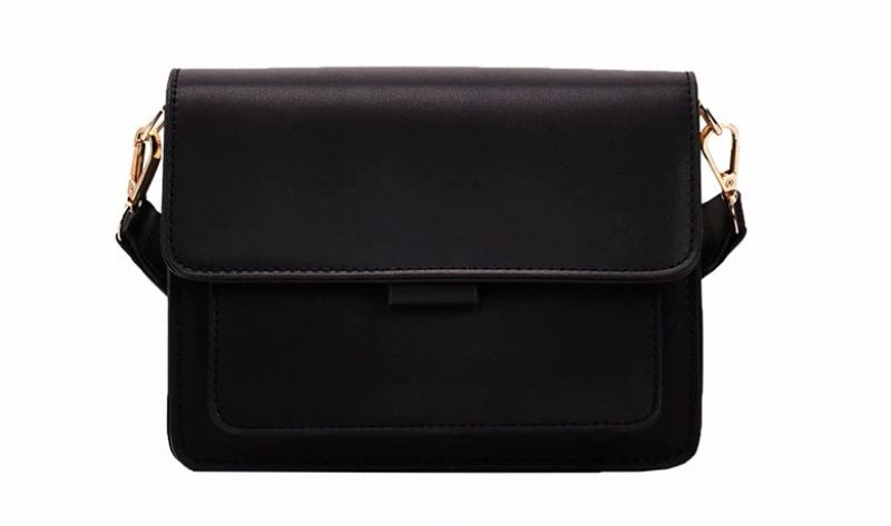 Torebka Damska Chelique Leather Crossbody - Czarny