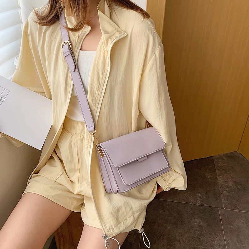 Torebka Damska Chelique Leather Crossbody - Czarny