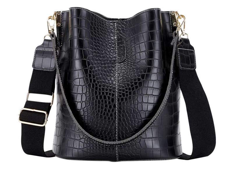 Torebka Damska Condor Leather - Czarny
