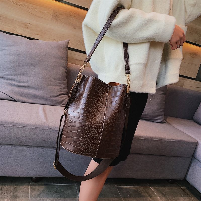 Torebka Damska Condor Leather - Czarny