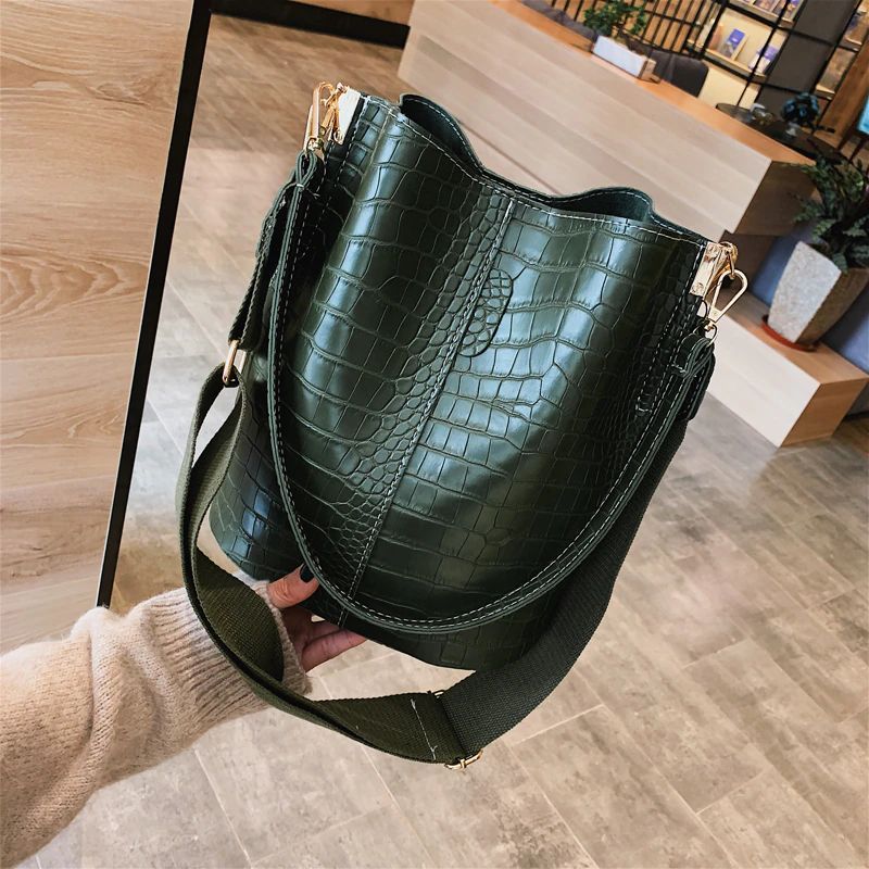 Torebka Damska Condor Leather - Czarny