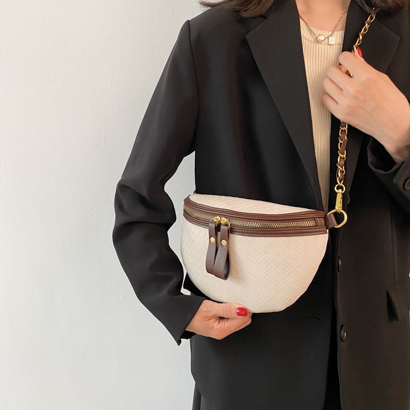 Torebka Damska Conga Luxury Leather Belt - Czarny