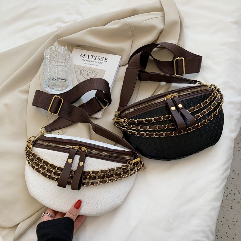 Torebka Damska Conga Luxury Leather Belt - Czarny
