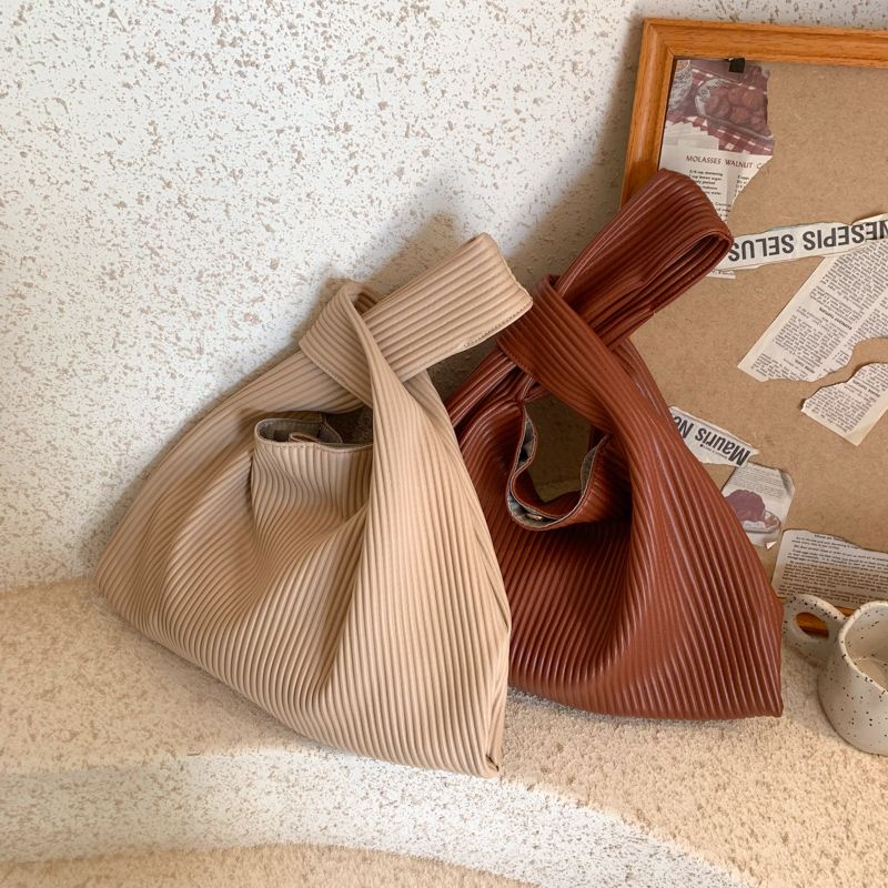Torebka Damska Cruz Pleated Leather - Czarny