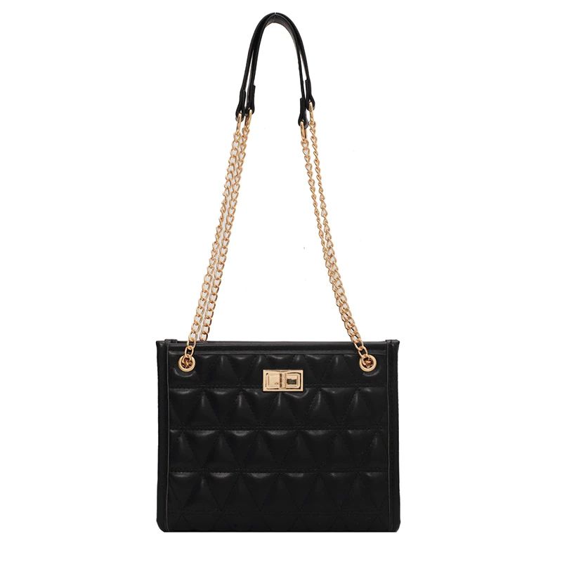 Torebka Damska Crysti Chain Shoulder - Czarny