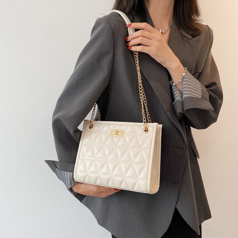 Torebka Damska Crysti Chain Shoulder - Czarny
