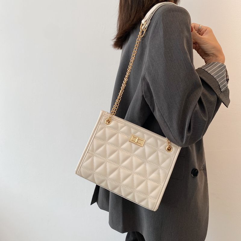 Torebka Damska Crysti Chain Shoulder - Czarny