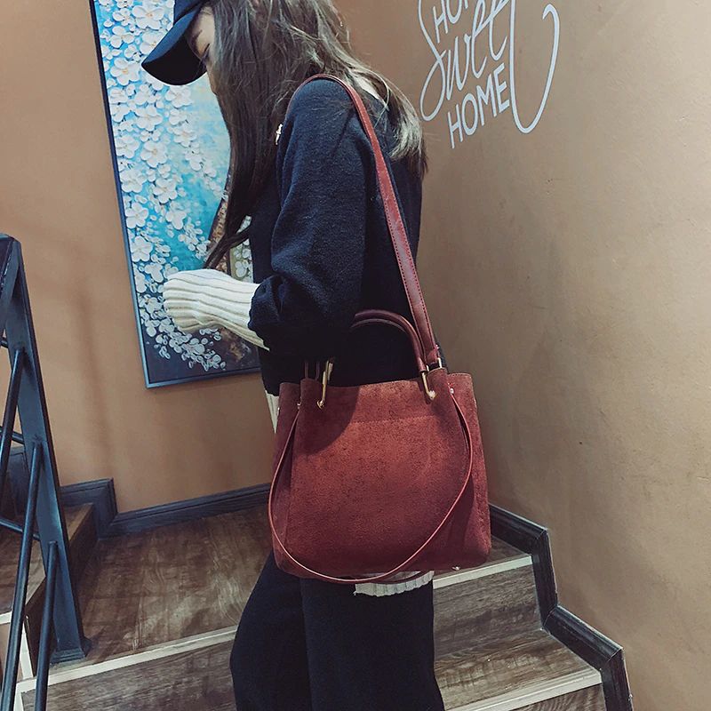 Torebka Damska Cubides Leather - Czerwony