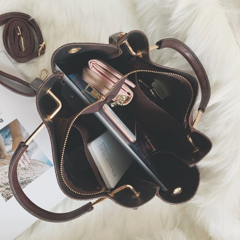 Torebka Damska Cubides Leather - Czerwony